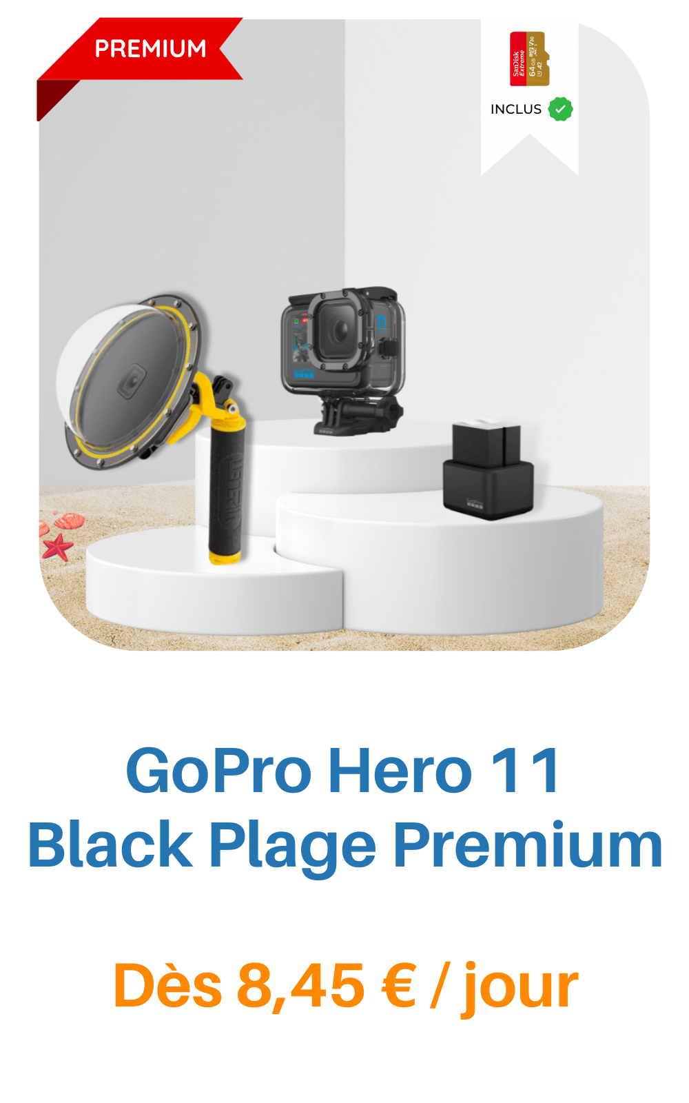 Location de Go Pro Hero 10 à la journée